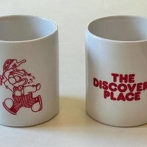 Set‎ Of Two Vintage Coffee Mug Cups The Discovery Place~Alabama